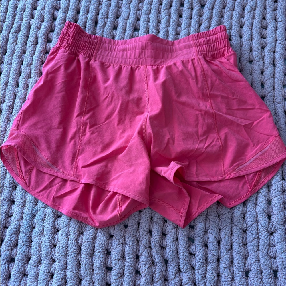 Hotty hit high rise 4” inseam Lululemon shorts